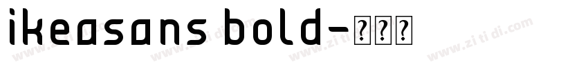 ikeasans bold字体转换